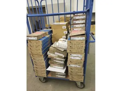 6700 Diverse Renz Drahtbinderücken Ring Wire, 34 Ringe, 3:1 Teilung – kavel bij Zoll-Auktion, Bonn