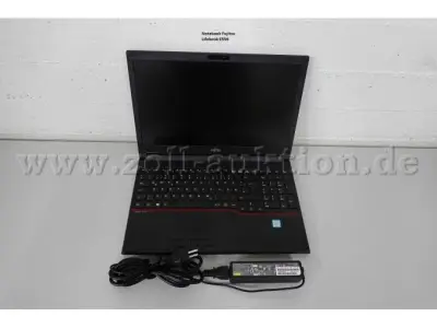 5 Fujitsu Lifebook E556-laptop, 15,6", 39,6 cm, inclusief voedingsadapter – kavel bij Zoll-Auktion, Hamburg
