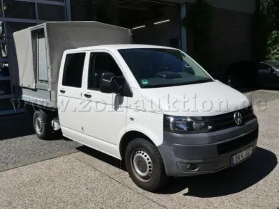 1 Volkswagen Transporter 2.0 TDI Pritsche lang DoKa – kavel bij Zoll-Auktion, Münster