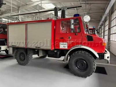 1 Mercedes-Benz Unimog 1300 L – Feuerwehr Amtzell – kavel bij Zoll-Auktion, Amtzell