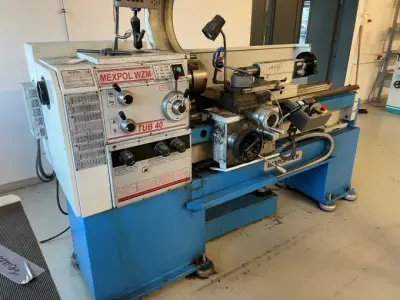 1 Konventionelle Leit-&Zugspindeldrehmaschine des Herstellers MEXPOL Machine Tools – kavel bij Zoll-Auktion, Haldensleben