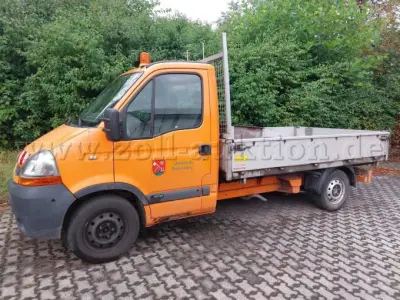1 Renault Master WAR 913/17 vrachtwagen met driezijdige kiepbak (open laadbak) – kavel bij Zoll-Auktion, Petersberg