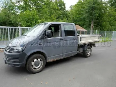 1 Volkswagen T6 2.0 TDI 4Motion met lange laadbak en dubbele cabine *trekhaak – kavel bij Zoll-Auktion, Hammelburg