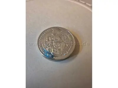 1 zilveren munt van 2 oz "Unicorn of Scotland" 2018 The Queen of Beasts 999,9 zilver – kavel bij Zoll-Auktion, Hagen