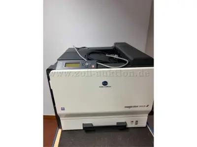 1 Laserdrucker Konica Minolta Magicolor 7450II GA A3 25 PPm 600x600 dpi + 4x Toner – kavel bij Zoll-Auktion, Dortmund