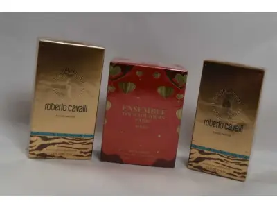 2 Parfum „roberto cavalli” & 1 Parfum “Ensemble” – kavel bij Zoll-Auktion, Hamburg