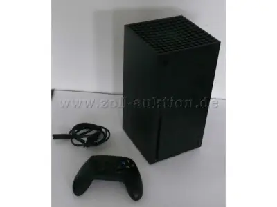1 Spielekonsole Microsoft Xbox Series X mit Wireless Controller, 1 TB, schwarz – kavel bij Zoll-Auktion, Hof
