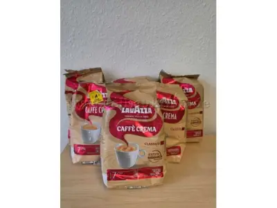 1 Paket aus 7 x Caffe Crema Classico Lavazza ganze Bohnen, Intensität 7/10, neu – kavel bij Zoll-Auktion, Ludwigshafen am Rhein