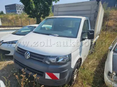 1 Volkswagen, T5, laadbak/zeil, met kiepbak. DEFECT – kavel bij Zoll-Auktion, Darmstadt