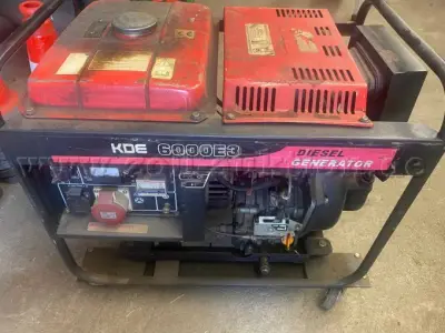 1 Kipor KDE 6000E3 Diesel Generator – kavel bij Zoll-Auktion, Falkenberg