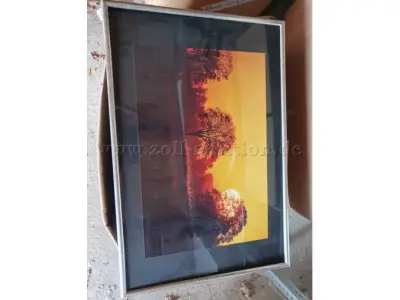 2 Bilderrahmen - 71 x 51 cm - silber, Hersteller unbekannt – kavel bij Zoll-Auktion, Nuthe-Urstromtal
