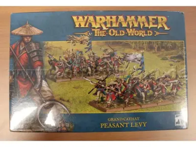 1 WARHAMMER 40 000 The old world GRAND CATHAY PEASANT LEVY – kavel bij Zoll-Auktion, Aachen