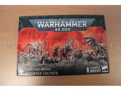 1 warhammer 40 000 chaos space marine accursed cultists – kavel bij Zoll-Auktion, Aachen