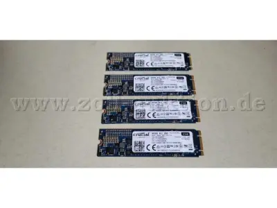 4 Crucial SSD M.2 Festplatte je 275 GB insgesamt 1100 GB – kavel bij Zoll-Auktion, Memmingen
