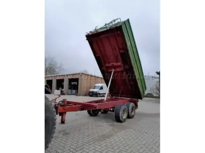 1 Strautmann Anhänger mit Tandemachse SK8001 TD/40 – kavel bij Zoll-Auktion, Barmstedt