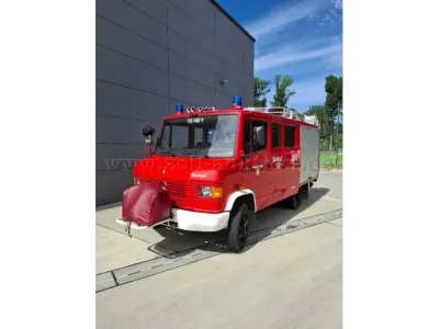 1 Löschfahrzeug LF8, Daimler-Benz 709 D, mit Vorbaupumpe und Stromerzeuger – kavel bij Zoll-Auktion, Fürth