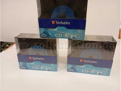 450 Verbatim CD-R 52X, 700 MB/80 MIN – kavel bij Zoll-Auktion, Berlin