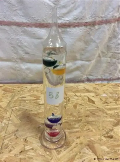 Moderne thermometer – kavel bij Vlavem