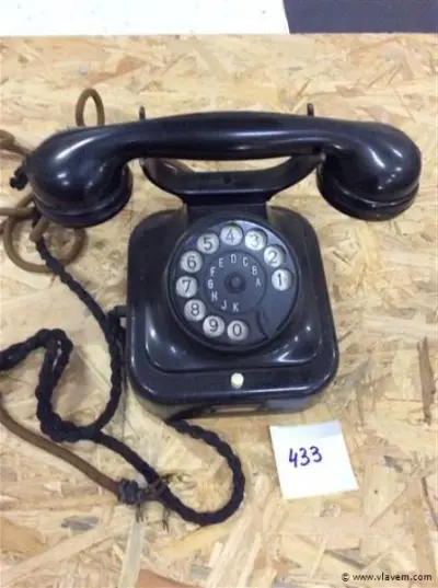 Vintage telefoon – kavel bij Vlavem