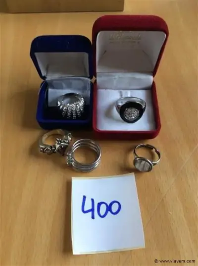 Ringen divers 5st – kavel bij Vlavem