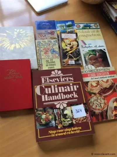Lot kookboeken – kavel bij Vlavem