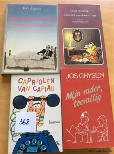 Boeken divers oa Te bed of niet te bed – kavel bij Vlavem