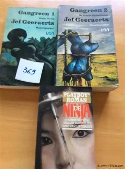 Boeken Vlaamse schrijvers 3st – kavel bij Vlavem