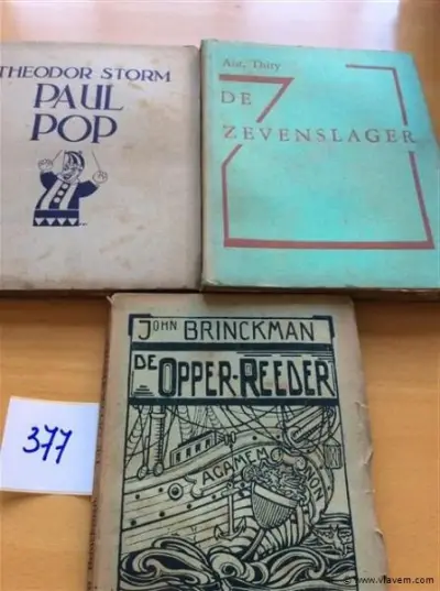 Boeken 3st Vlaamse schrijvers – kavel bij Vlavem