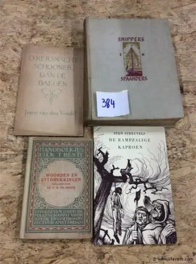 Boeken 4st – kavel bij Vlavem