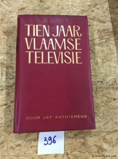 Boek Tien Jaar Vlaamse Televisie – kavel bij Vlavem