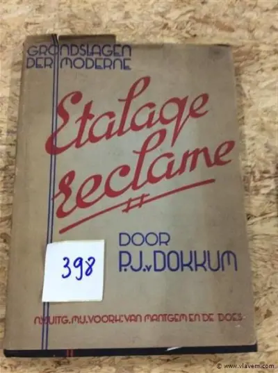 Boek "Etalage reclame" J' 30-40 – kavel bij Vlavem