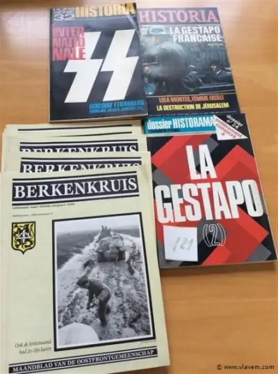 Oorlogsboeken 3st – kavel bij Vlavem