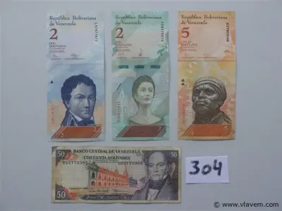 lot bankbiljetten uit Venezuela – kavel bij Vlavem