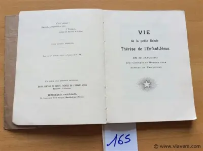 Boek : Vie de le petite sainte – kavel bij Vlavem