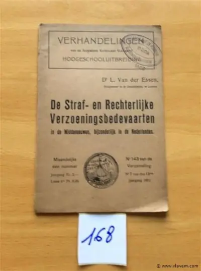 Boek : De straf- en Rechterlijke Verzoeningsbedevaarten – kavel bij Vlavem