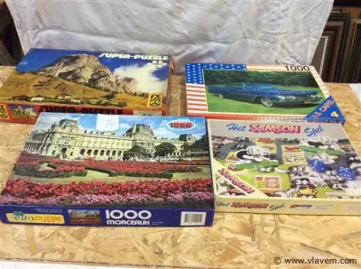 Puzzels 4st – kavel bij Vlavem