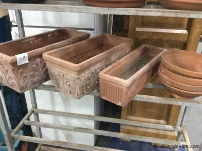 Lot bloembakken – kavel bij Vlavem