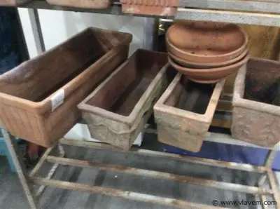 Lot bloembakken – kavel bij Vlavem