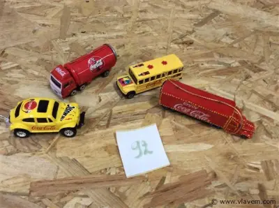 Lot Coca Cola miniatuur auto's – kavel bij Vlavem
