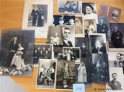 Lot oude foto's – kavel bij Vlavem
