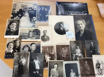Lot oude foto's – kavel bij Vlavem