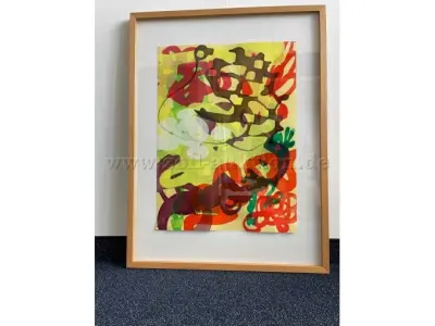 1 Uwe Eßer, ohne Titel; Acrylfarben und Lacke auf Papier – kavel bij Zoll-Auktion, Berlin