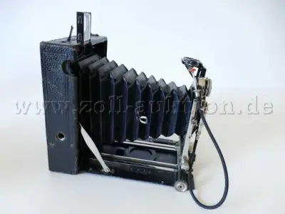 1 plaatcamera van H. Ernemann uit Dresden, analoog, rond 1910 – kavel bij Zoll-Auktion, Dresden