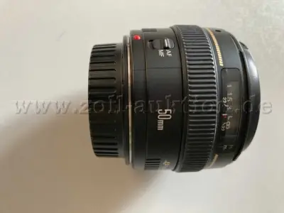 1 Objektiv Canon 50mm – kavel bij Zoll-Auktion, Dresden