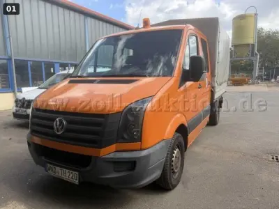 1 VW Crafter 30 L2 TDI Doppelkabine/Pritsche (2F) (03.2006->2017) - 7-Sitzer – kavel bij Zoll-Auktion, Tholey
