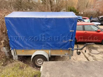 1 Westfalia Anhänger inkl. Plane und Spriegel zGG 750 Kg – kavel bij Zoll-Auktion, Flensburg