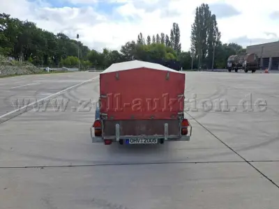 1 Anhänger von FB Fahrzeugbau Brandenburg Typ HP 750 – kavel bij Zoll-Auktion, Oranienburg