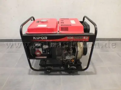1 Diesel Stromerzeuger der Marke "Kipor KDE 6500 E3" – kavel bij Zoll-Auktion, Paderborn