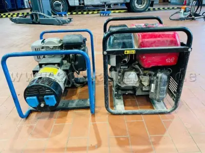 1 Honda GC 160-stroomaggregaat met Geko 2500E 2,5 kW + Honda EMS 30 3,0 kW – kavel bij Zoll-Auktion, Speyer
