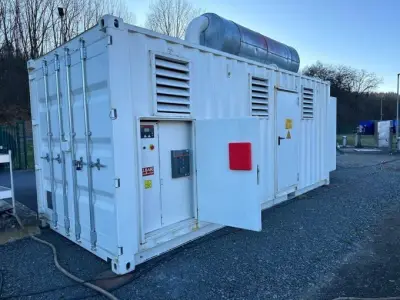 1 Container Netzersatzanlage (Notstromaggregat) – kavel bij Zoll-Auktion, Eitorf